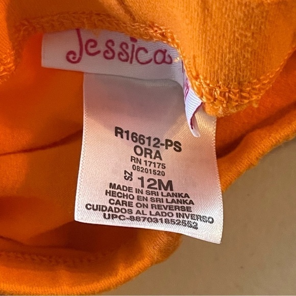 Jessica Ann Baby Girl Easter Outfit bunny ruffled bottoms size 12 months - Picture 7 of 10